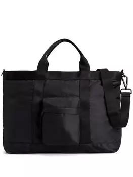 Woolrich сумка-тоут с карманом, черный