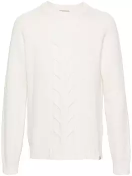 Woolrich свитер фактурной вязки, белый