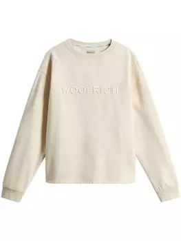 Woolrich свитер с логотипом, нейтральный цвет