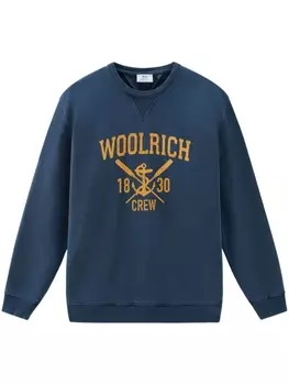 Woolrich толстовка с логотипом, синий