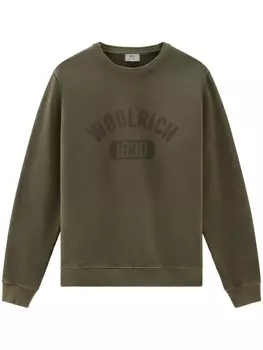 Woolrich толстовка с логотипом, зеленый