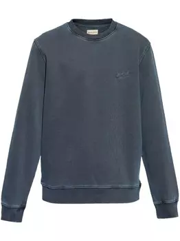 Woolrich толстовка с вышитым логотипом, синий