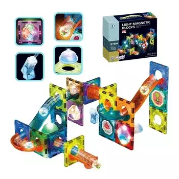 WOOPIE Магнитные блоки Трековые светильники для шариков 49 шт.