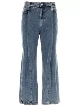 Wooyoungmi джинсы со складками, синий