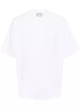 Wooyoungmi футболка с графичным принтом, белый