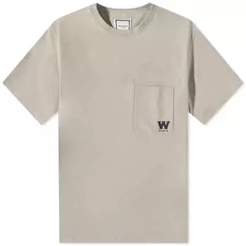 Wooyoungmi футболка Tech из нейлона с логотипом на спине, серый