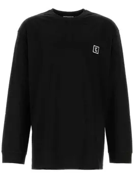 Wooyoungmi хлопковая футболка, черный