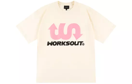 WORKSOUT Футболка унисекс, Бежевый