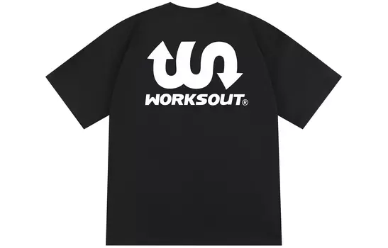 WORKSOUT Футболка унисекс, Черный порох