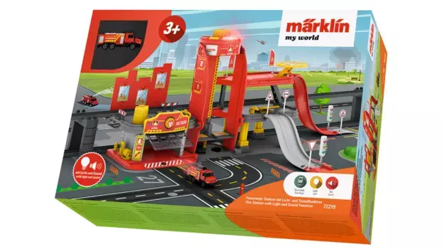 World пожарная часть со светом и звуком Mrklin