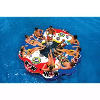 WOW Sports Tubearama Надувной островной водный поплавок на 10 человек WOW World of Watersports
