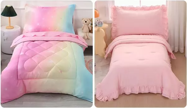 Wowelife Розовый комплект постельного белья для малышей для девочек Постельное белье для малышей