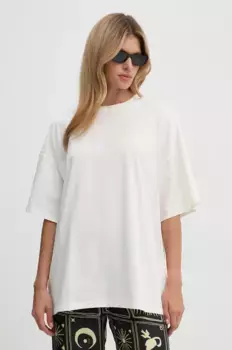 WREN хлопковая футболка Nanushka, белый