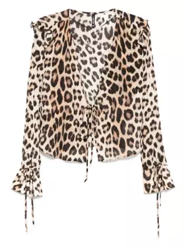 WRSTBHVR Блузка Omba, коричневый