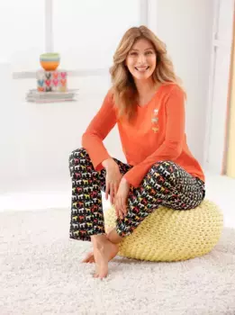 Wschepur Пижама, черный