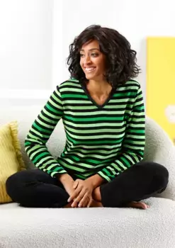 Wschepur Пижама, цвет Apfel-Schwarz-Gestreift