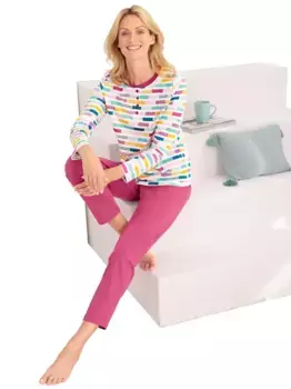 Wschepur Пижама, цвет Ecru-Erika-Bedruckt