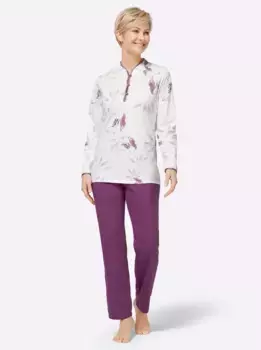 Wschepur Пижама, цвет Ecru-Malve