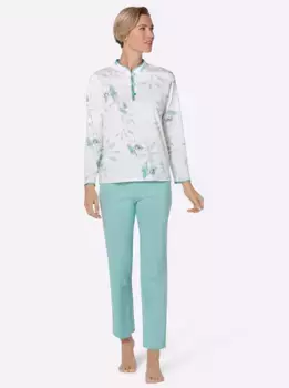 Wschepur Пижама, цвет Ecru-Mint