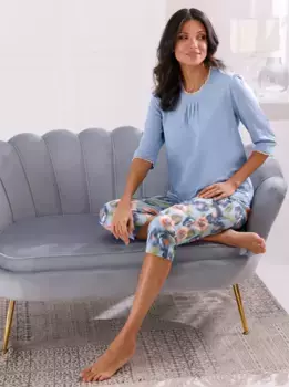 Wschepur Пижама, цвет Hellblau-Lindgrn-Bedruckt