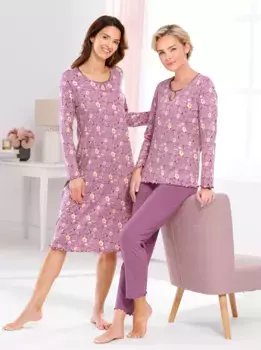 Wschepur Пижама, цвет Mauve-Burgund