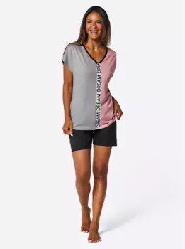 Wschepur Пижама, цвет Schwarz-Hortensie