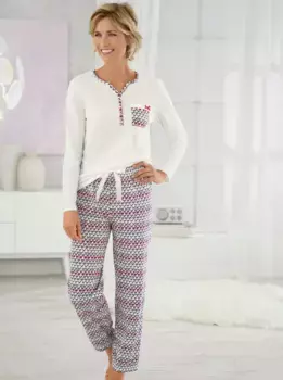 Wschepur Пижама, цвет Wei-Bedruckt