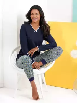 Wschepur Пижаманые штаны, бирюзовый