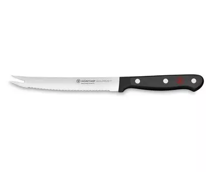 WSTHOF Gourmet, длина лезвия: 14 см, черный, нож для томатов, 60-1025046614