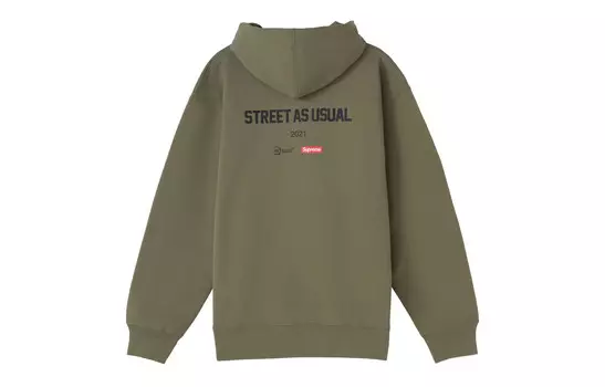 Wtaps X Толстовка унисекс Supreme, белый