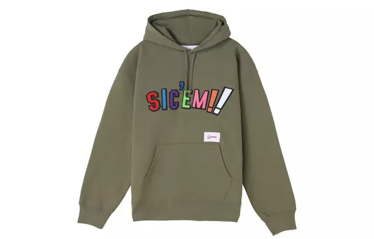 Wtaps X Толстовка унисекс Supreme, зеленый