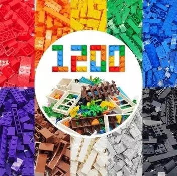 Wyswyg Klocki 1200 Elements, большая упаковка, 1,5 кг, хит Inna marka