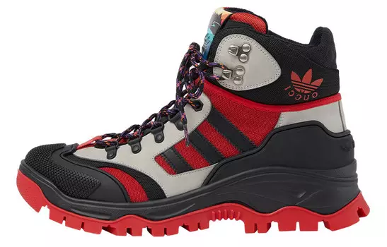 X Adidas Ботинки на шнуровке черные красные Gucci
