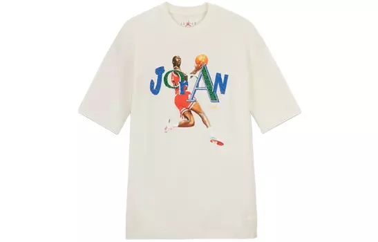 X Aleali May Футболка женская белая Jordan