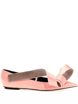 X Балетки Area Marquise Sergio Rossi, розовый