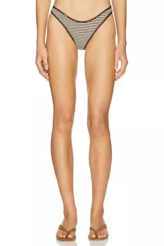 X bella hadid полосатые трикотажные бикини-плавки Frankies Bikinis, lasso