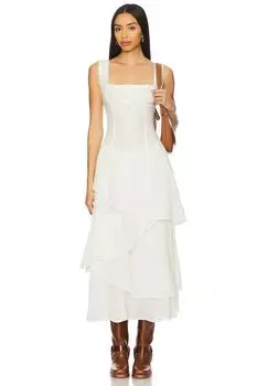 X Более всего свободное миди-платье в моих мечтах от Free People, ivory