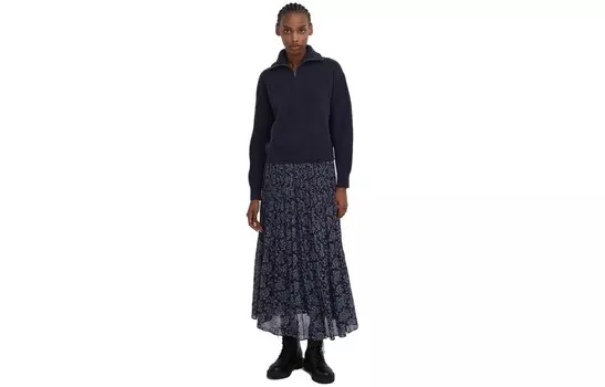 X Clare Waight Keller Co-branded Collection свитер женский темно-синий Uniqlo
