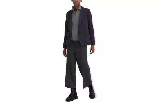 X Clare Waight Keller Cobranded Collection Деловой костюм женский темно-серый Uniqlo