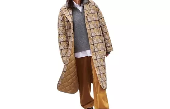 X Clare Waight Keller Cobranded Collection Пальто женское темно-бежевое Uniqlo