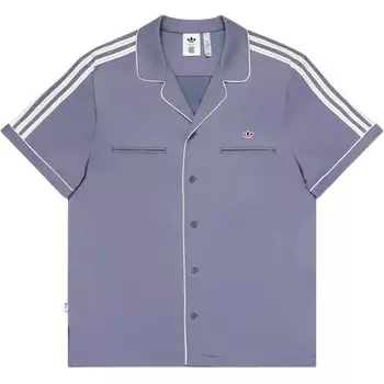 X CLOT Co-brand Shirt Unisex Purple Adidas Originals, фиолетовый