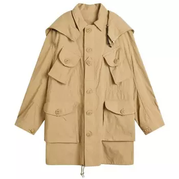 X cp company нейлоновая куртка оксфорд с защитными очками Junya Watanabe Man, бежевый