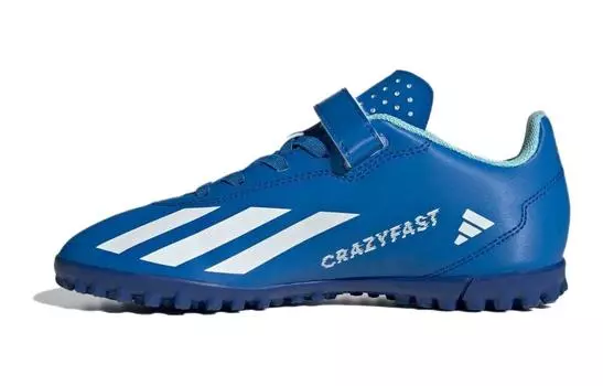 X Crazyfast.4 Детские футбольные бутсы Детские низкие синие Adidas, синий