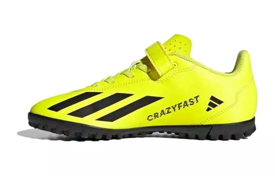 X Crazyfast Club Детские футбольные бутсы Детские низкие желтые Adidas, желтый