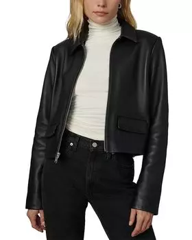 X Дани Мишель Кожаная куртка Maren Joe's Jeans, черный