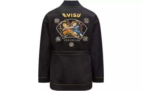 X Dragon Ball Z Co-Branded джинсовая куртка унисекс деним синий Evisu, синий