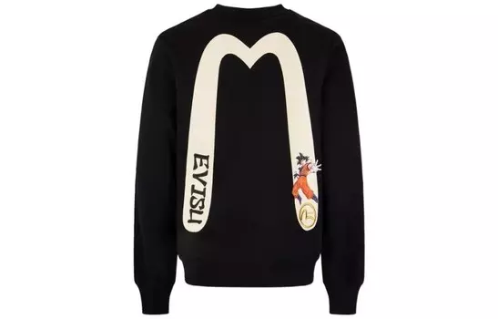 X Dragon Ball Z Co-Branded Толстовка мужская черная Evisu, черный