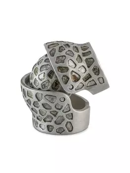 X Fangophilia Joint Чистое кольцо Parts of Four, серебряный