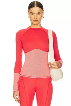 X fp movement moonlight базовый слой топ с длинными рукавами Free People, цвет winterberry