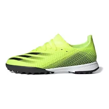 X GHOSTED Детские футбольные бутсы Детские низкие солнечные желтые/черные Adidas